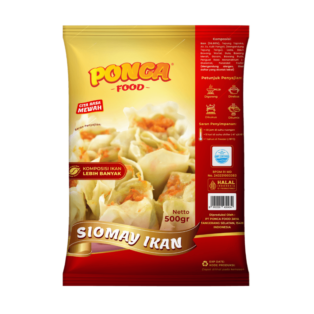 Frozen Food Siomay Ikan Ponca Food transparan